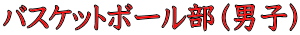 �o�X�P�b�g�{�[�����i�j�q�j
