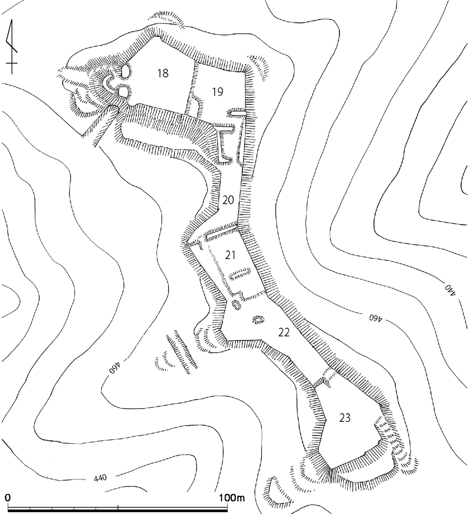 Amazon.co.jp: 複製城址絵地図「武刕瀧山古城」慶安元年7月8日