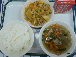 3月13日（月）の給食