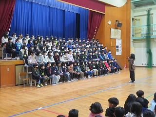 ６年生を送る会