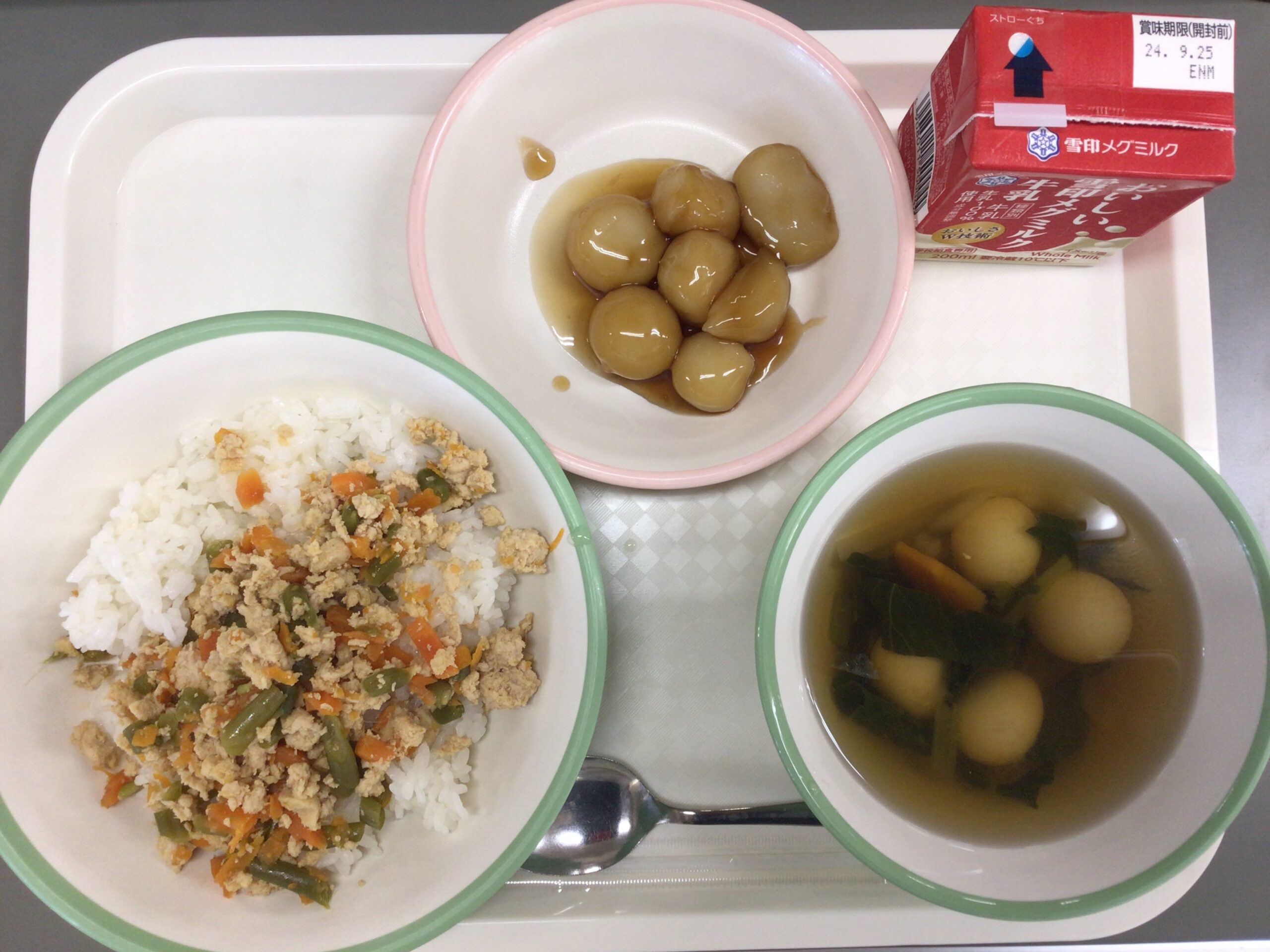 9月17日(火)の給食：月見献立