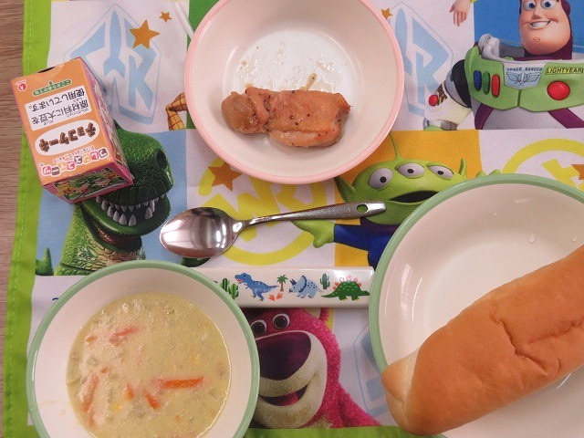 今年最後の給食