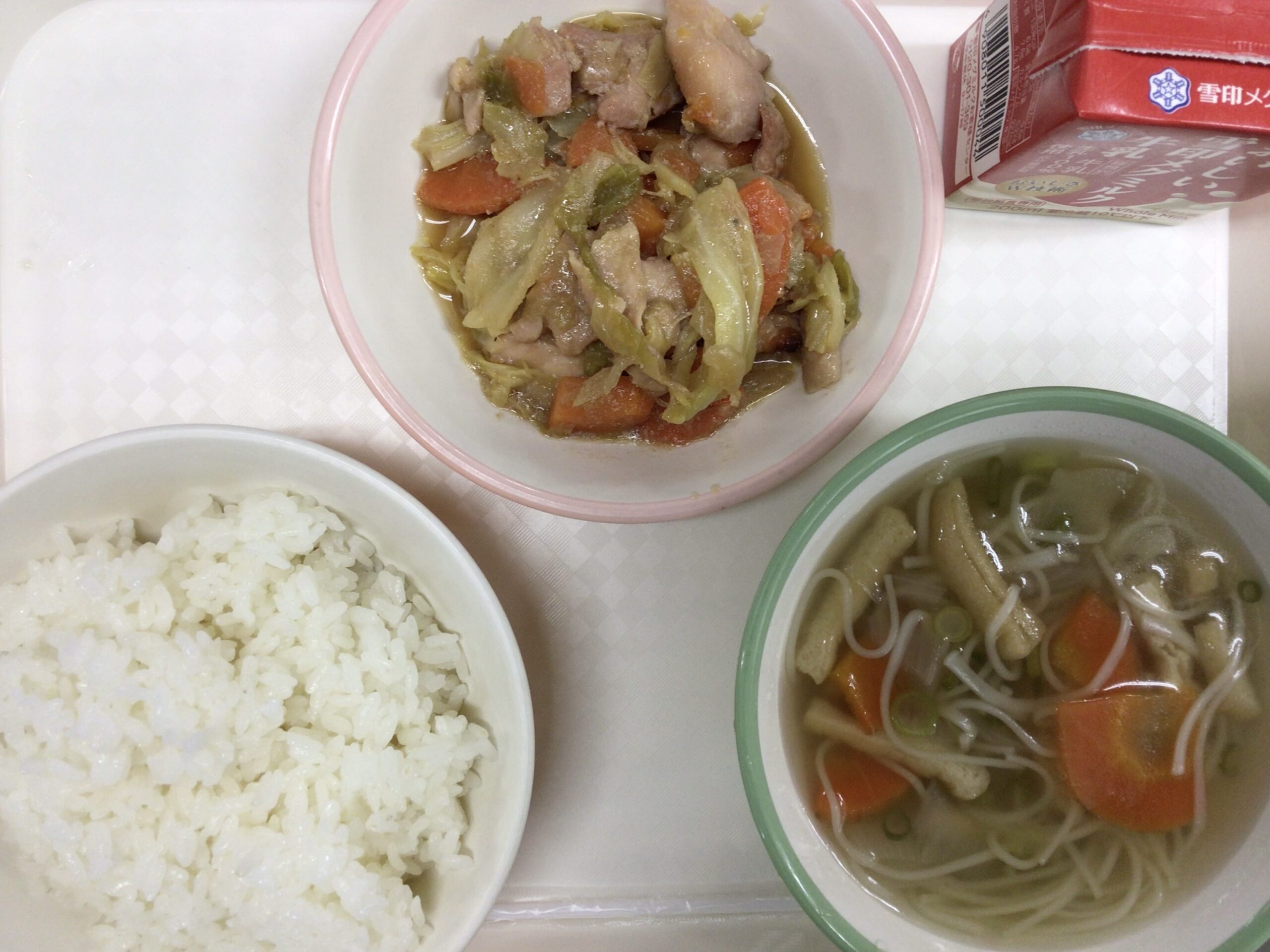 1月27日(月)の給食：給食週間1日目(近畿地方)