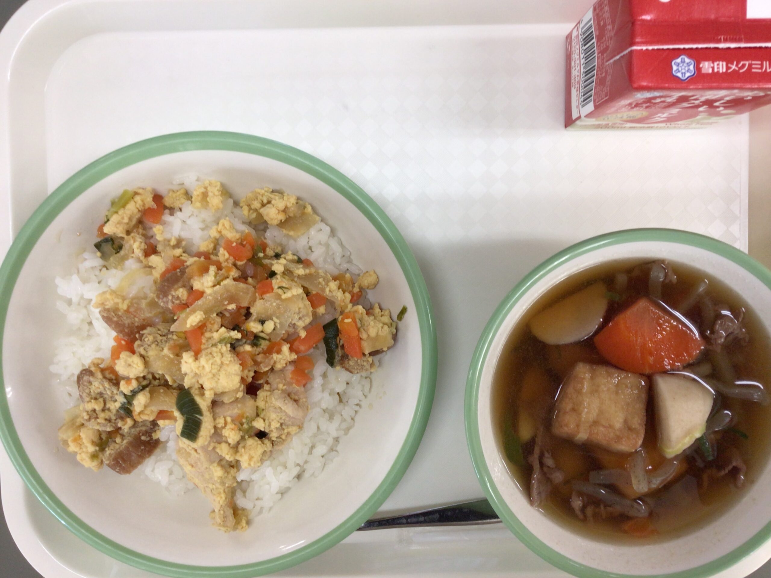 1月28日(火)の給食：給食週間2日目(東北地方）