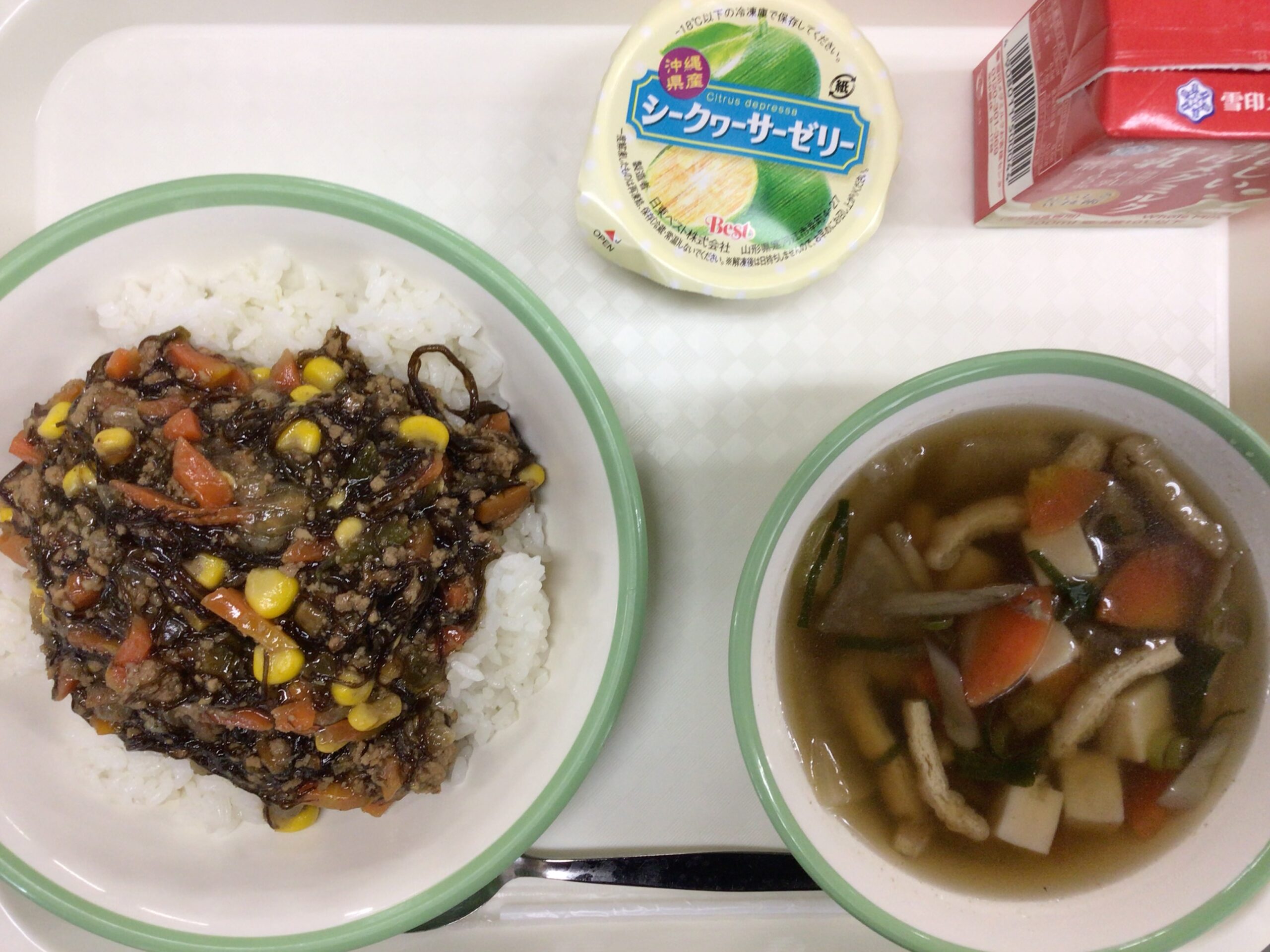 1月30日(木)の給食:給食週間4日目(九州・沖縄地方)