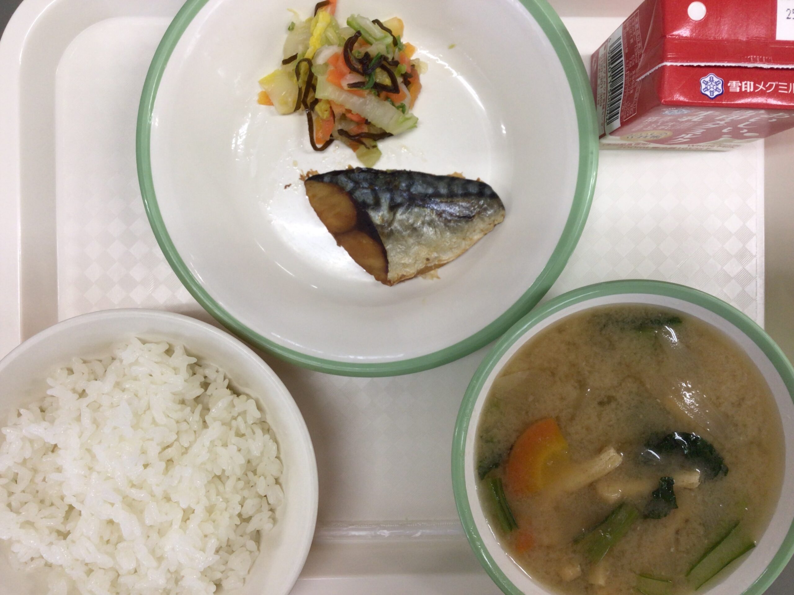 2月13日(木)の給食：八幡食育の日