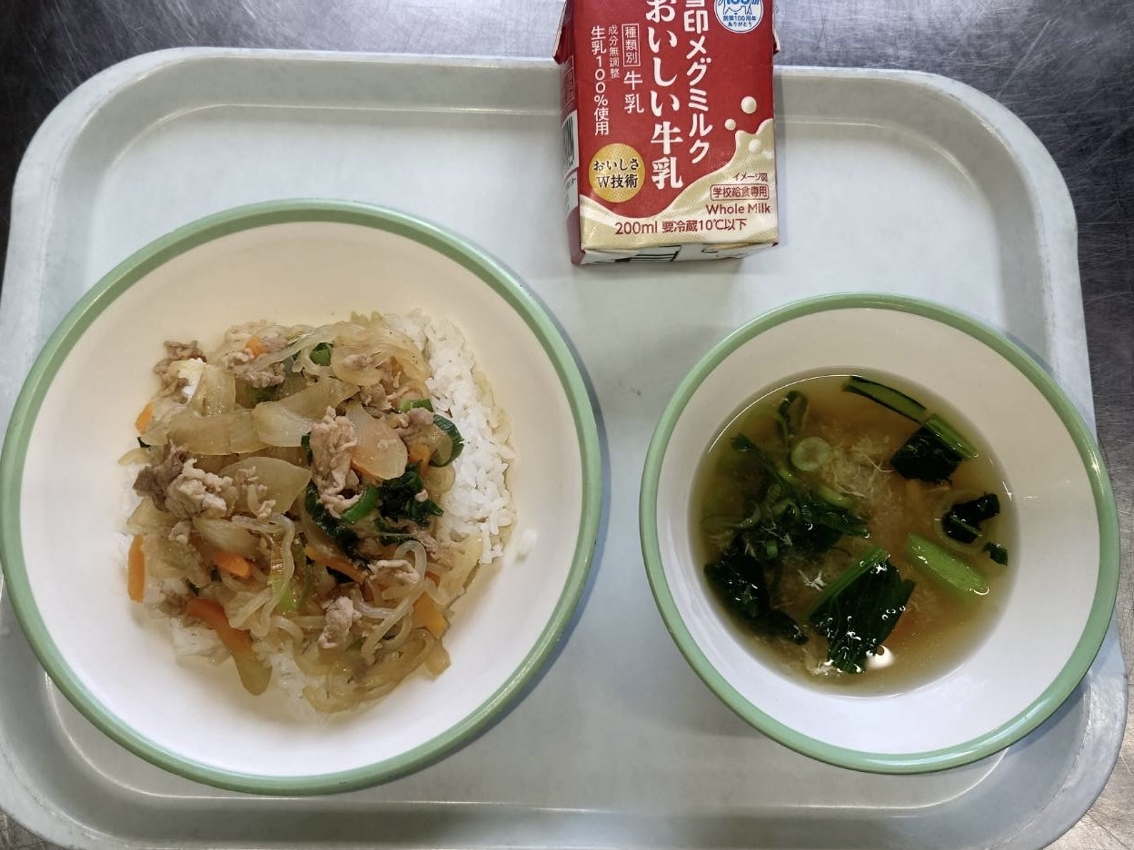 1月28日(水)の給食：給食週間3日目