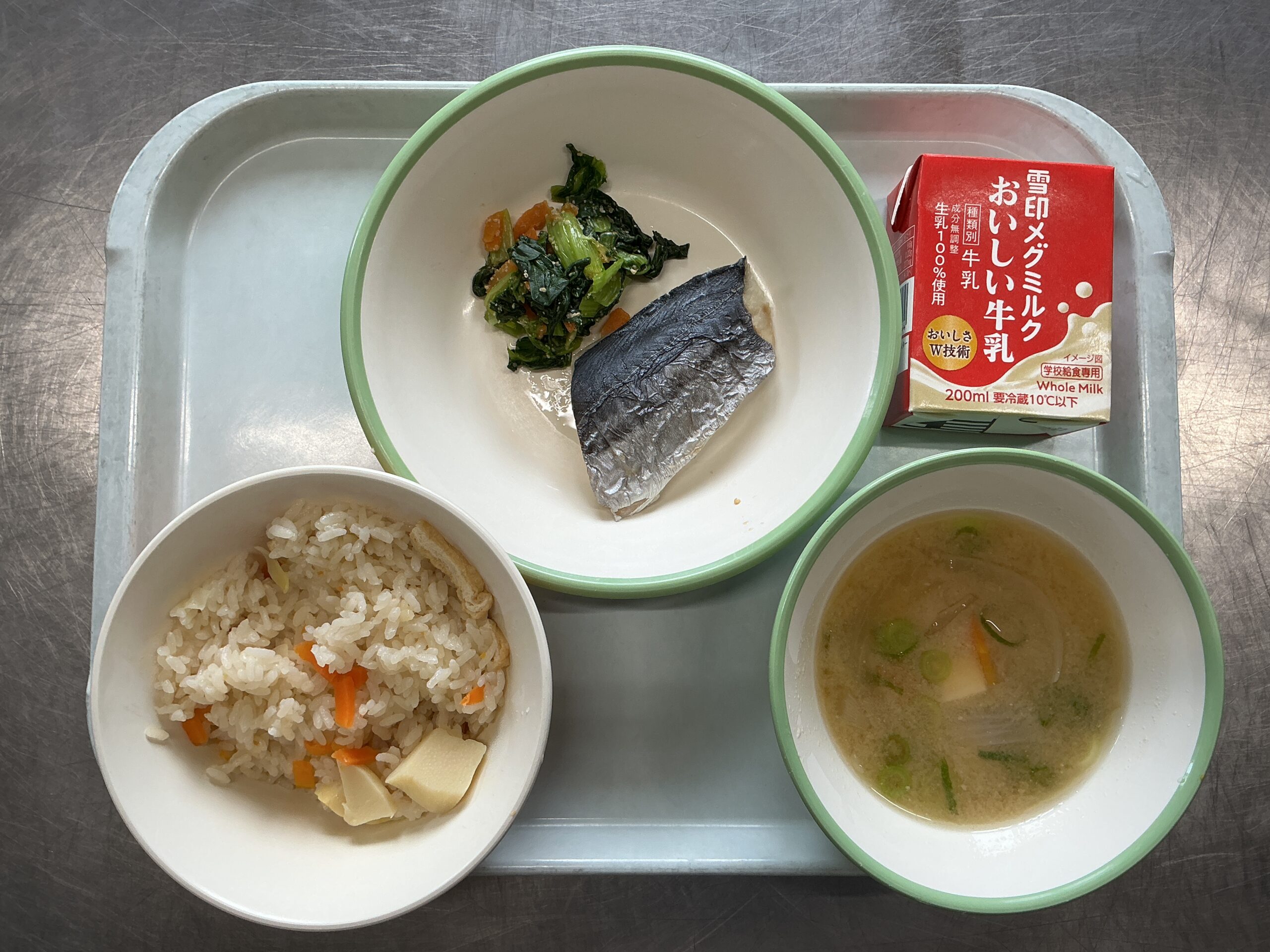 4月21日(火)の給食：八幡食育の日
