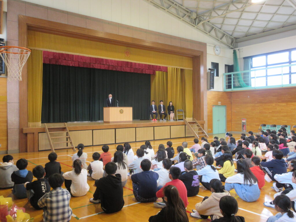 令和6年度始業式 井手町立井手小学校