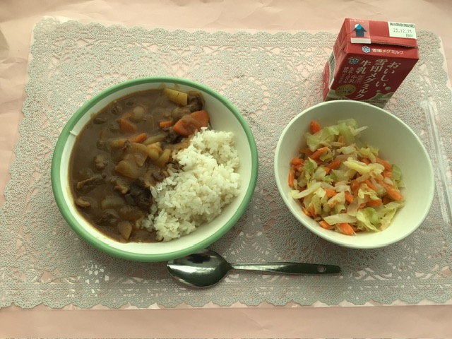 12月13日の給食