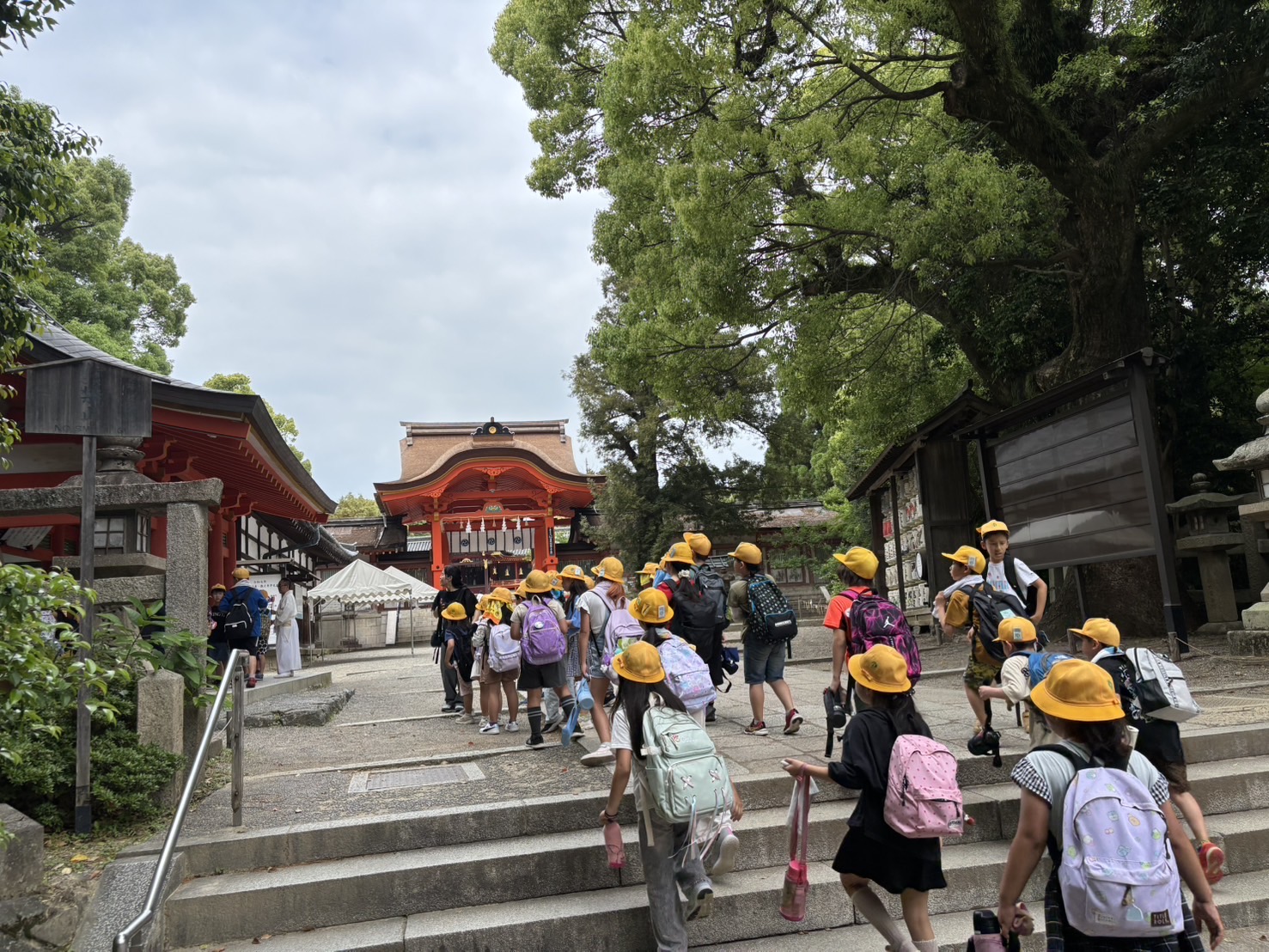 歴史と自然にふれよう！校外学習に行ってきました【３年生　八幡市めぐり】