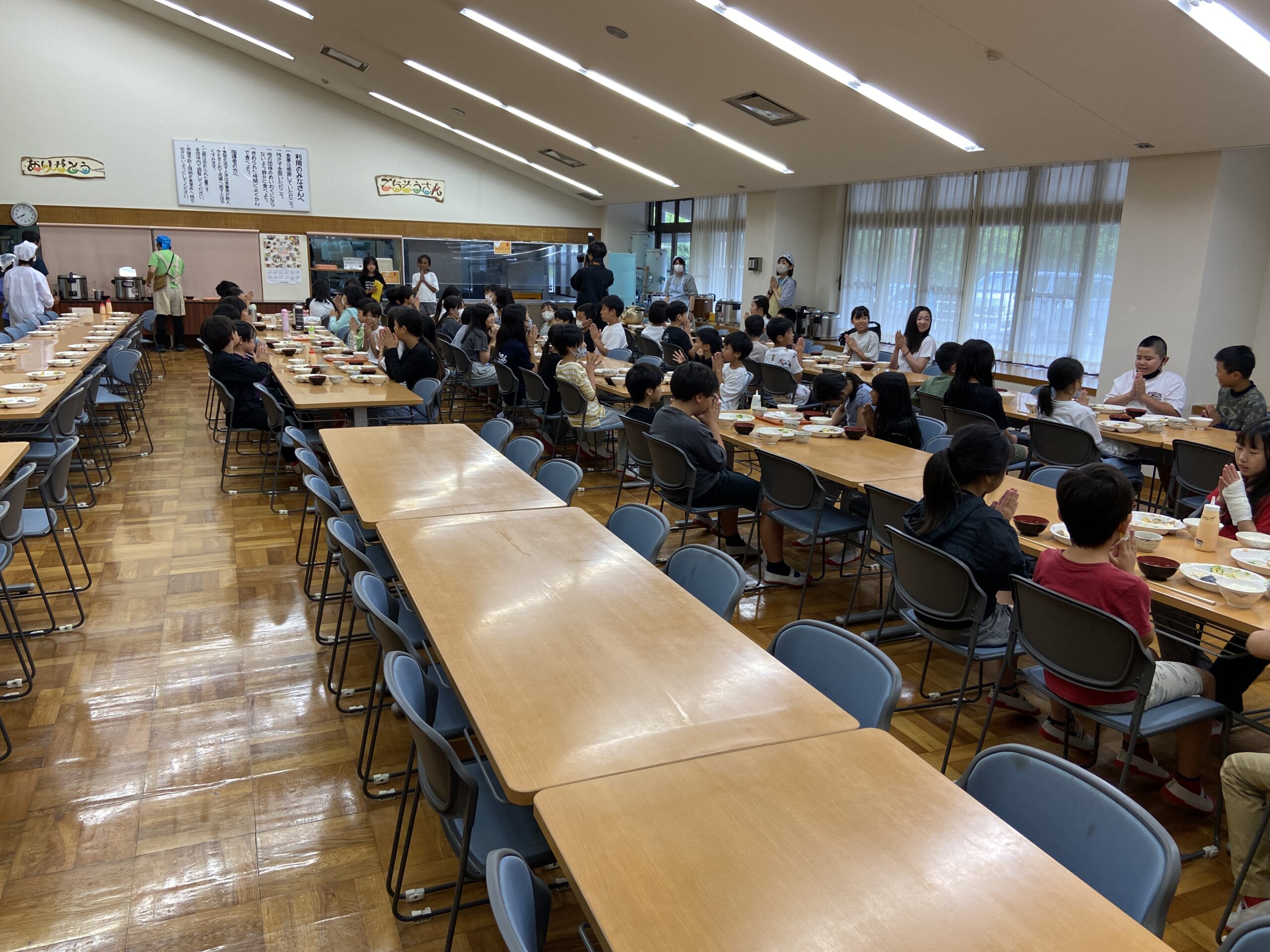 しっかり食べて元気いっぱい！朝食をいただきました