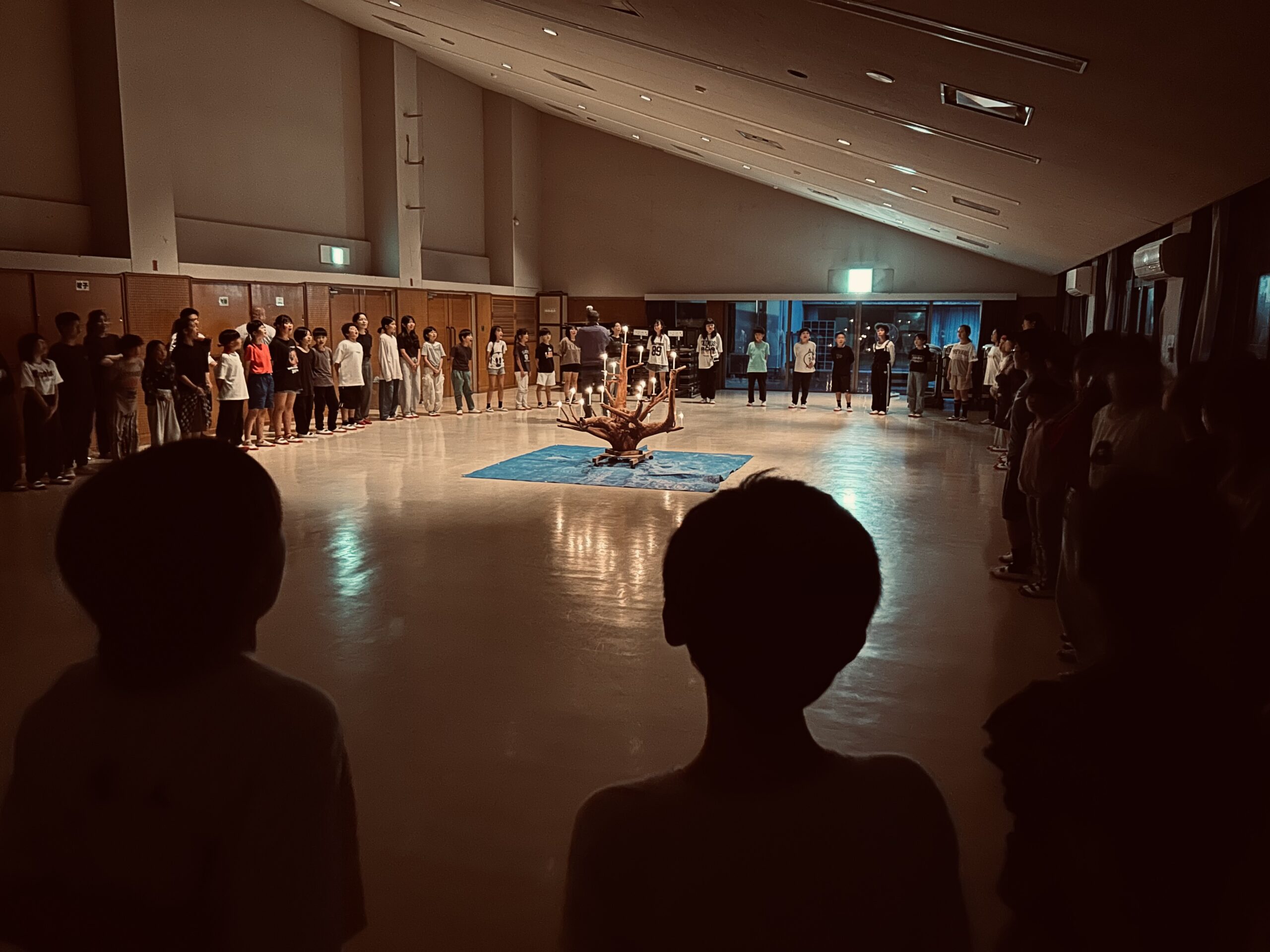 野外学習⑥（キャンドルファイヤー）