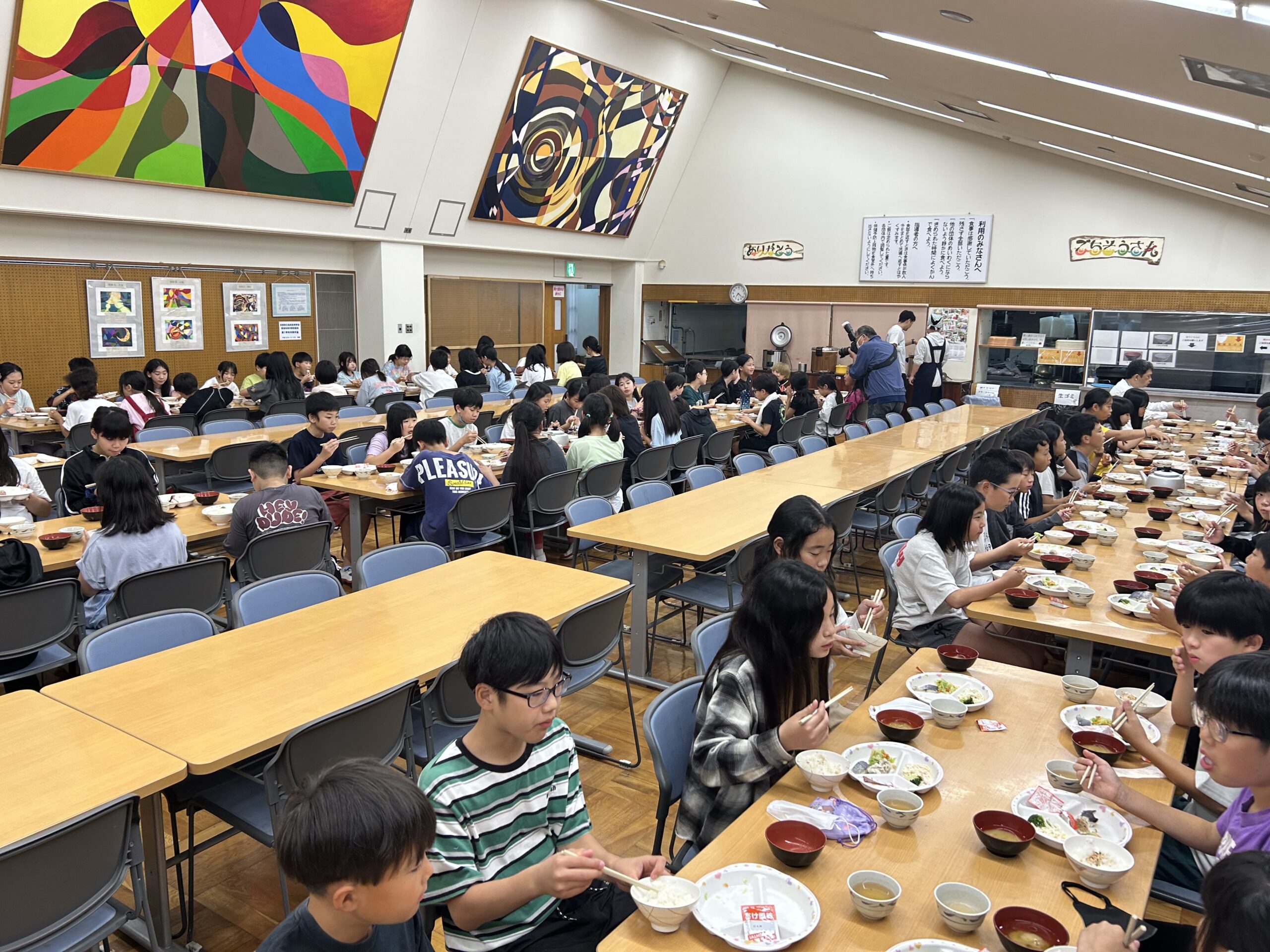 野外学習⑧（朝食）