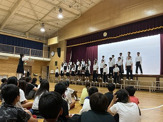 男山第二中学校合唱鑑賞会（６年）