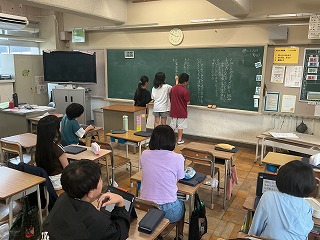 ２学期最初の委員会活動