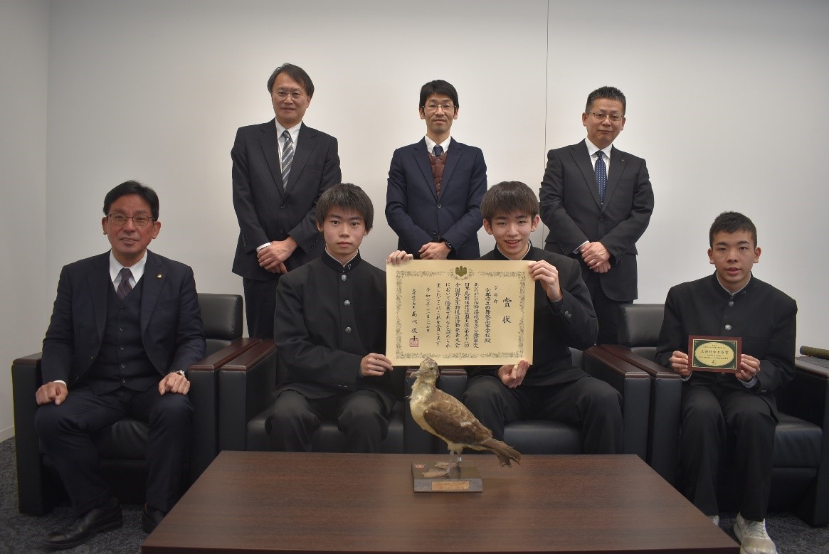 第58回全国野生生物保護活動発表大会において「文部科学大臣賞」を受賞しました！
