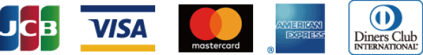 JCB VISA Mastercard AMEX DC