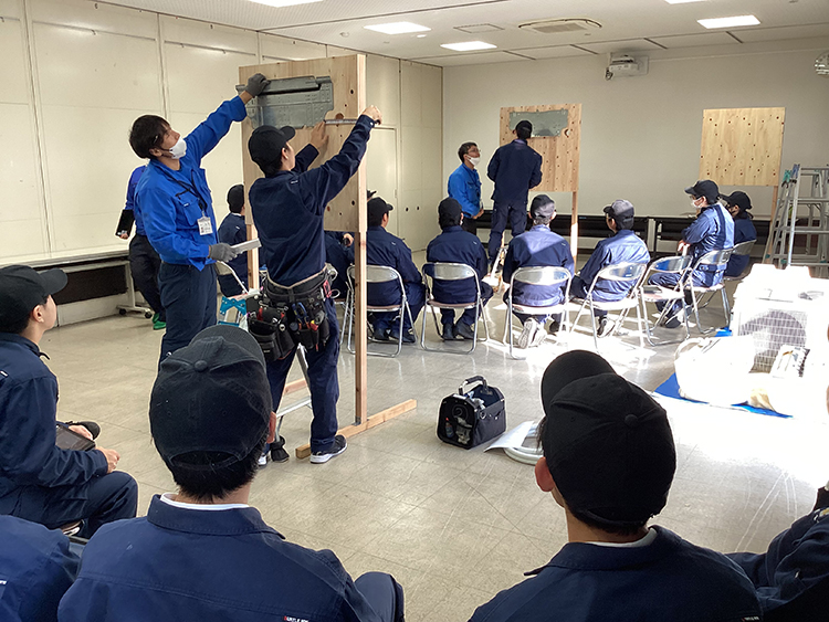 実習の様子①