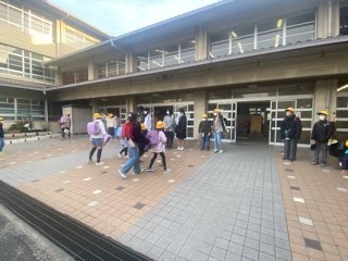 あいさつ運動 八幡市立南山小学校