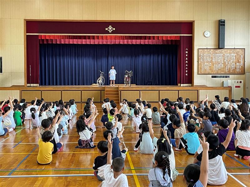 みなみん朝会 八幡市立南山小学校