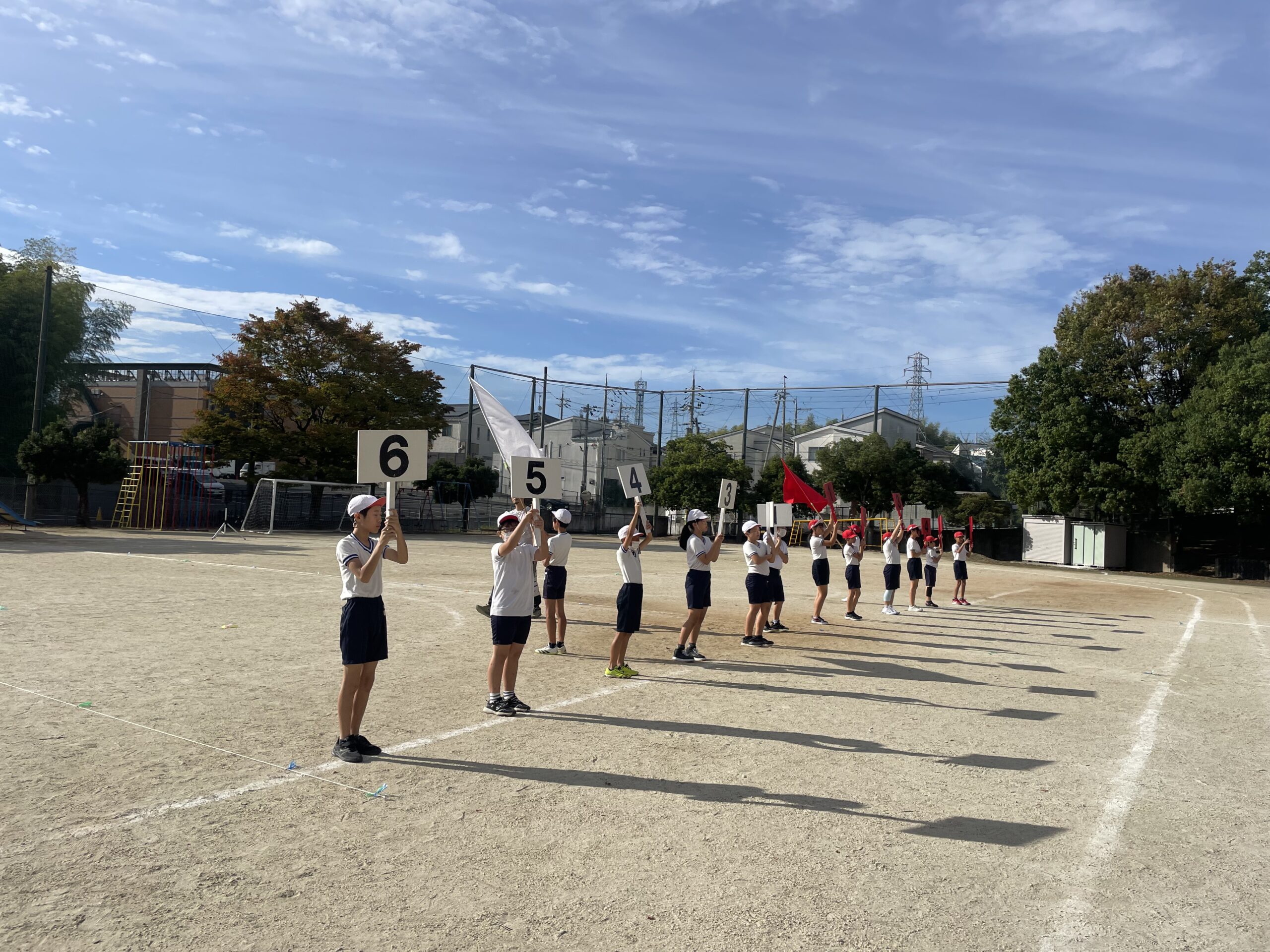 運動会　予行練習