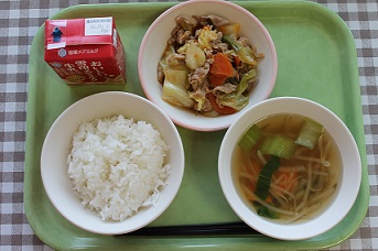 今日の給食（５月１０日）