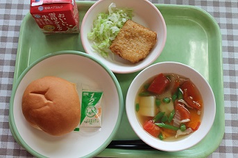 今日の給食（6月２３日）