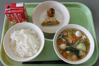 今日の給食（6月１３日）