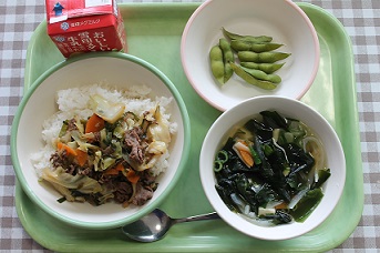 今日の給食（7月３日）