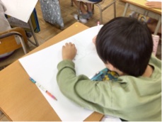 2年図工「お話の絵」