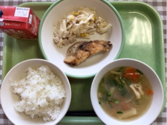 今日の給食（10月24日）