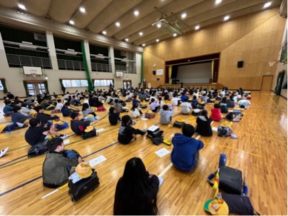 6年「男山東中体験学習＆部活見学」