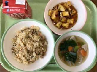 今日の給食（10月1日）