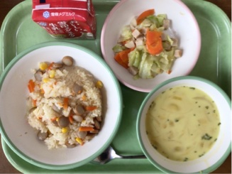 今日の給食（10月31日）