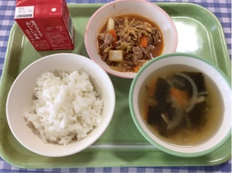 今日の給食（7月3日）