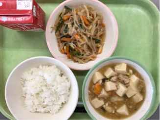 今日の給食