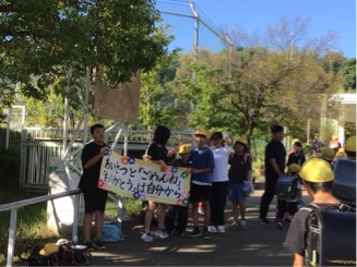 朝のあいさつ運動
