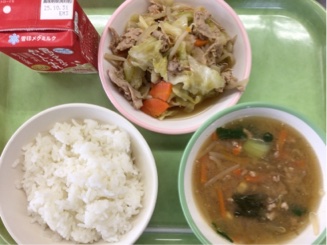 今日の給食（10月20日）
