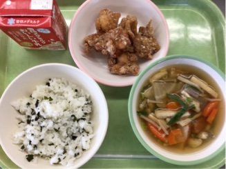 今日の給食(10月28日)