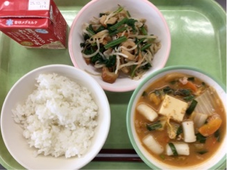 今日の給食(11月27日)