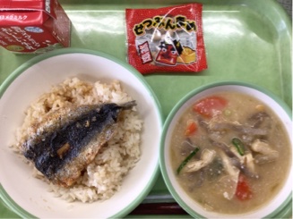 今日の給食（２月３日）
