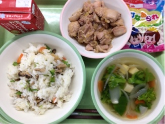 今日の給食(3月3日)