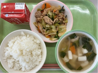 今日の給食（５月13日）