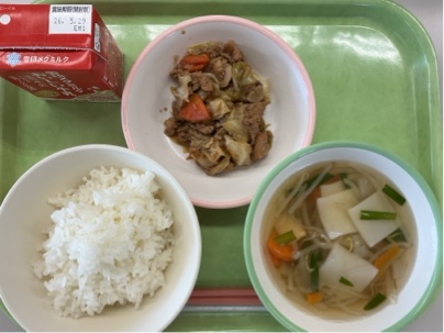 今日の給食（5月18日）