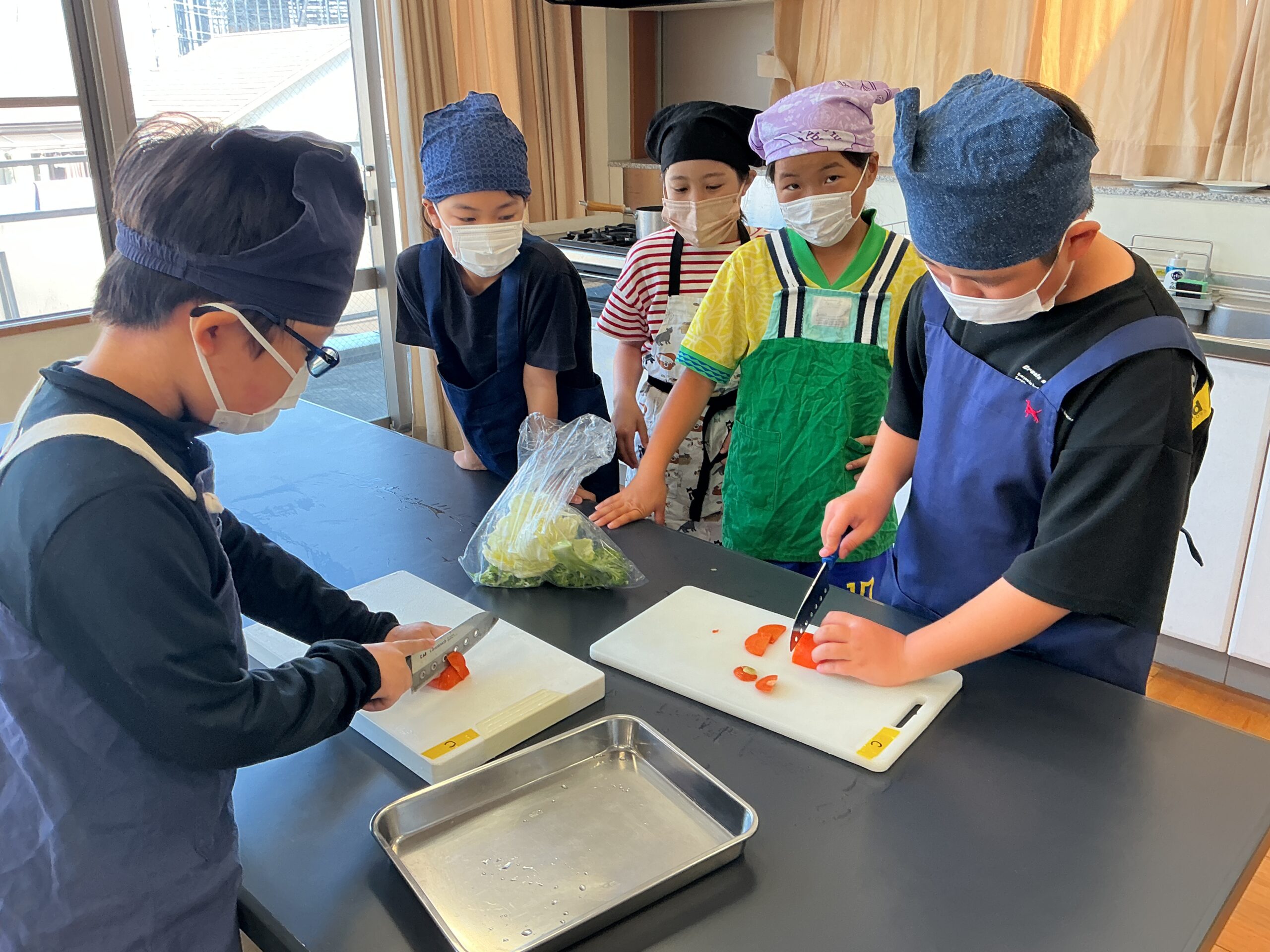 調理実習（５年生）