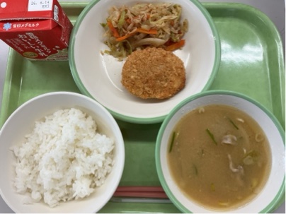今日の給食(6月2日)