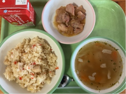 今日の給食(6月12日)