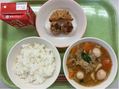 今日の給食(9月16日)