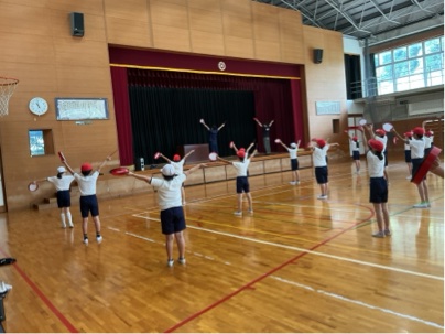 運動会の練習が始まりました（5年生）